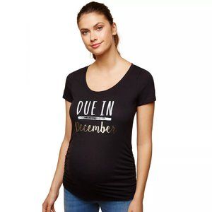 Motherhood Maternity | Due In Dec Maternity Tee